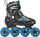 Patina inline Roces Moody Boy TIF Jr 400855 01, për kalamoj, rrota PU, e zezë me blu