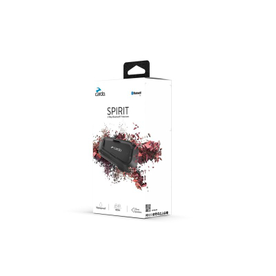 Interkom moto Cardo Spirit Single, Bluetooth 5.2, 400 m distancë, i zi