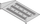 Raft rack Schroff 2U, 19", 430 x 400 mm, gri RAL 7035
