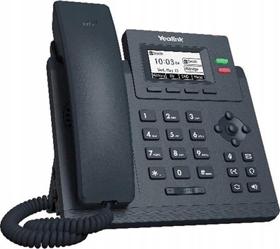 Telefoni IP Yealink T31G, 2 llogari SIP, PoE, i zi