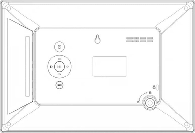 Kornizë digjitale Braun DigiFrame 1731, 17.3\", Full HD, 8GB, e zezë