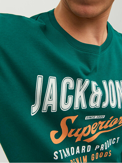 Maicë Jack&Jones Regular Fit JJELOGO, e gjelbër