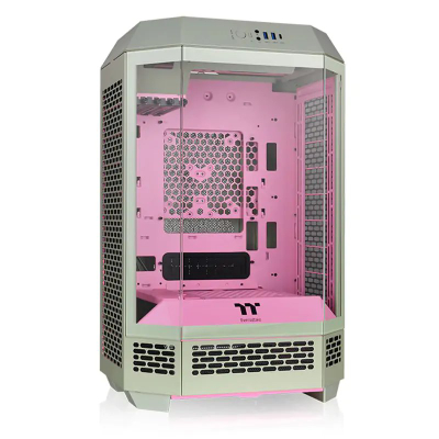 Kuti kompjuteri Thermaltake The Tower 300, Micro Tower, xham i temperuar, Matcha Plum