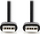 Kabllo USB Nedis 2.0 A në A, 3m, e zezë
