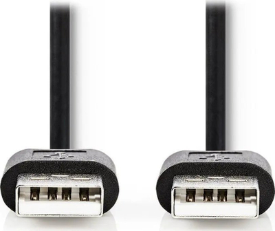 Kabllo USB Nedis 2.0 A në A, 3m, e zezë