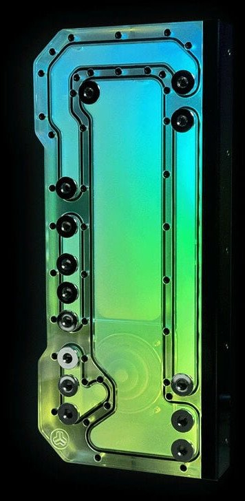 Distro plate Stealkey Customs Crossflow II, për Lian Li PC O11 EVO, D RGB