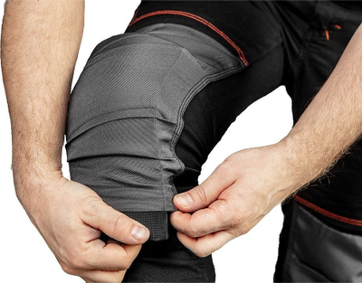 Pantallona pune Neo HD Slim, xhepa të shkëputshëm, masa XL, gri