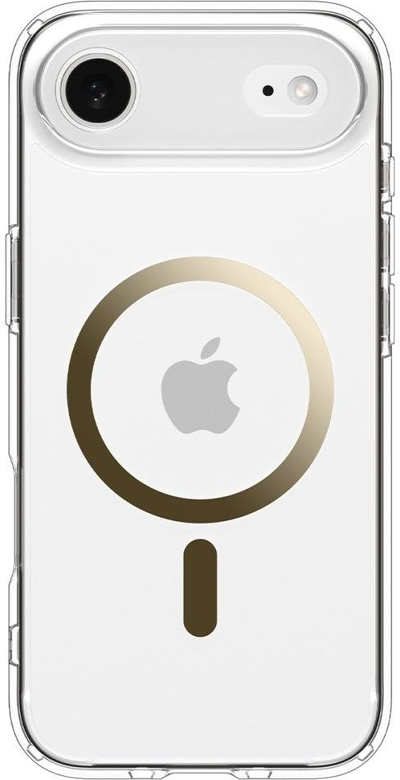 Mbulesë telefoni Spigen Ultra Hybrid MagSafe, për iPhone 17 Air 17 Pro, transparente me të artë