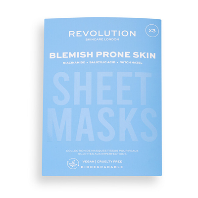 Set maskash për lëkurë të skuqur Revolution Skincare Biodegradable