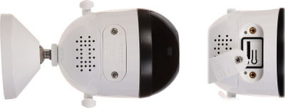 Kamerë sigurie WiFi Dahua IPC-F4CP-LED-0280B, 4MP, 2.8mm, Full Color, IP67, e bardhë