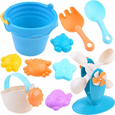 Set lodrash rërë Soft Sand WATER ZA3404, me kovë dhe kallëpe, shumëngjyrësh
