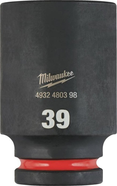 Kokë goditëse Milwaukee SHOCKWAVE IMPACT DUTY, 39mm, 3/4", e zezë