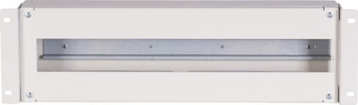 Panel shpërndarës tensioni Alantec 19" 3U, për 2x18 module S, gri
