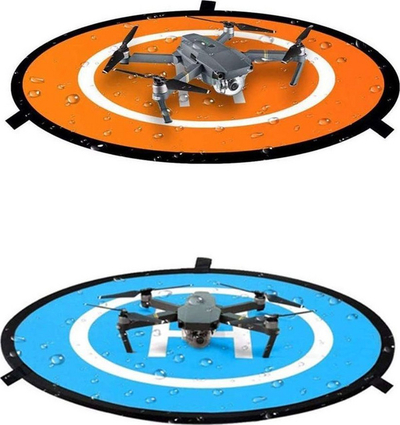 Dyshek për uljen e dronit Alogy, i portokalltë/kaltër