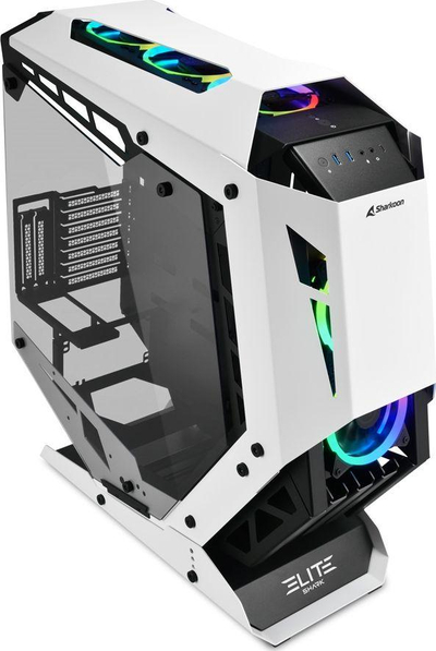 Kasë Sharkoon Elite Shark CA700, e zezë/ bardhë