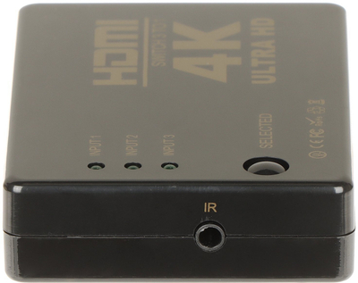 Ndrrus HDMI Unitek HDMI SW 3/1 IR 4K, 3 porta, 4K, i zi