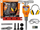 Set lodrash DIY Pneumatic Hammer, çekiç me bateri, aksesorë ndërtimi, shumëngjyrësh