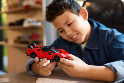 Lodër ndërtimi LEGO Speed Champions 77254 Ferrari SF90 XX Stradale, model garash, për fëmijë 9+