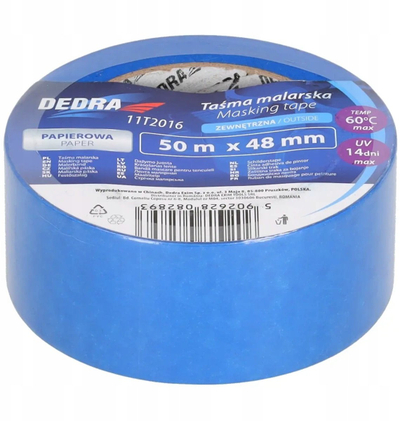 Shirit mbrojtës Dedra, 48mm, 50m, bezhë