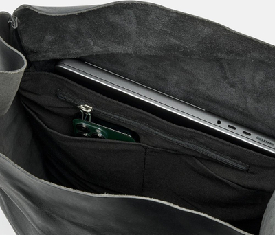 Çantë shpine Brooks Pickwick Hard Leather, 26L, lëkurë natyrale, e zezë