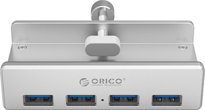Hub USB ORICO 3.0, 4 porta, alumini, ngjyrë argjendt
