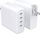 Karikues murale HighFive HI5 135W, 4x USB C, PD 3.0 QC 4.0, i bardhë