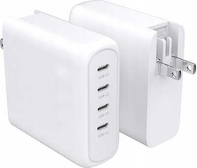 Karikues murale HighFive HI5 135W, 4x USB C, PD 3.0 QC 4.0, i bardhë