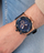 Orë dore për meshkuj Guess Venture GW0326G1, e kaltër e errët
