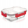 Enë pjekje ORION Divided Baking Dish, 21x16x7 cm, xham borosilikat me kapak