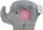 Jastëk pelushi Tulilo elefant, 20 cm, gri