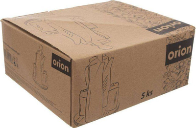 Сет за зачини Orion CONDIMENT, со дрвена основа, порцелан, бел