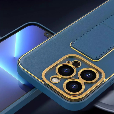 Kuti silikoni për Samsung Galaxy A13 5G, me stand, rozë