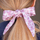 Lidhëse flokësh Invisibobble Wrapstar, spirale me fjongo, leopard roz rozë