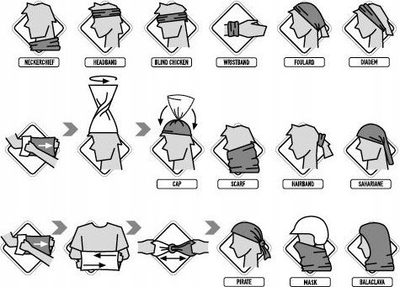 Bandanë multifunksionale BUFF Polar Solid, material polar, për dimër, e zezë