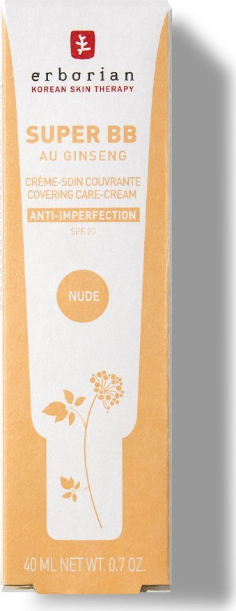 Krem BB Erborian Super BB Ginseng Nude, 40ml, SPF20