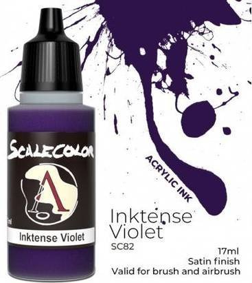 Bojë akrilike Scalecolor Inktense Violet, 17mL, për furçë dhe airbrush, vjollcë
