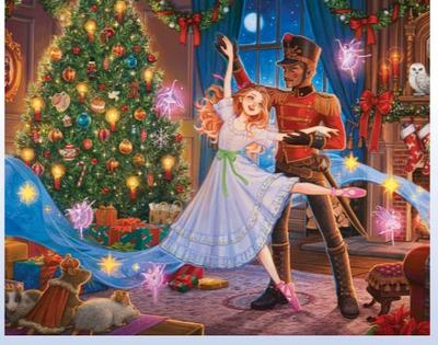 Puzzle Ravensburger Christmas Nutcracker Ballet XXL, 200 pjesë, kartoni, shumëngjyrësh