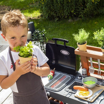 Kuzhinë e jashtme Smoby me grill dhe 43 aksesorë