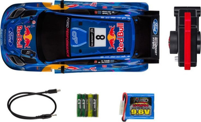 Makina me telekomandë Nikko M-Sport Ford Puma #8 Tanak, 1:14, 2.4 GHz, blu