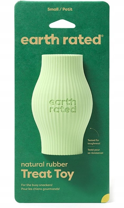 Lodër pasuruese për qen Earth Rated, gome natyrale, slow feeder, e gjelbër