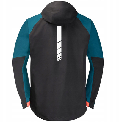 Xhaketë për meshkuj Jack Wolfskin Morobbia 3L, poliestër, me kapuç, blu