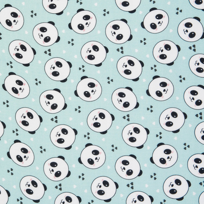 Pelenë bambuje Bocioland Bamboo Diaper Mint Panda, 120 x 120 cm, mente