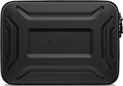 Заштитна торба за лаптоп Tech-Protect Kevlar Pro, 13\"-14\", отпорна на вода, црна