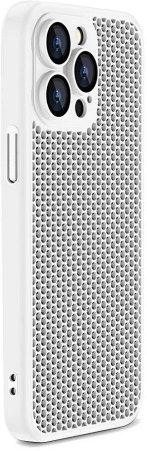 Mbulesë e pasme iLike për iPhone 15, PC, e bardhë