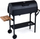 Grill elektrik DM_GRILL GR-017-2, sipërfaqe gatimi e gjerë, shpërndarje e barabartë nxehtësie, i zi
