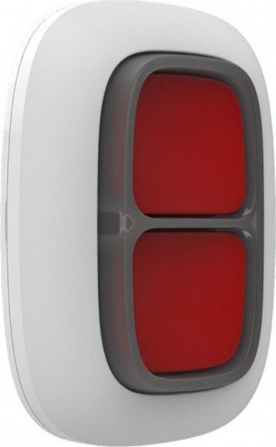 Buton urgjence Ajax DoubleButton, i bardhë