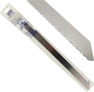 Teh sharre reciproke Wilpu Inox 300, 280mm, për kocka edhe mish, ngjyrë argjend