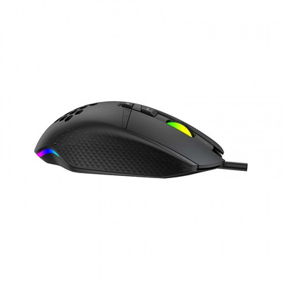 Gejмерски глушец Havit HV-MS1012, со кабел, 3200DPI, RGB, 7 копчиња, црн