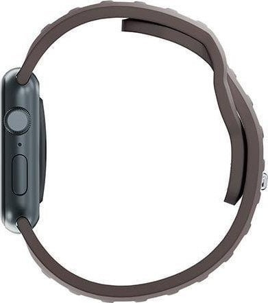 Rrip silikoni 3mk për Apple Watch, 38/40/41 mm, kafe