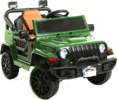 Makina elektrike për kalamoj Szomik Jeep, një vend, deri 40 kg, e gjelbër